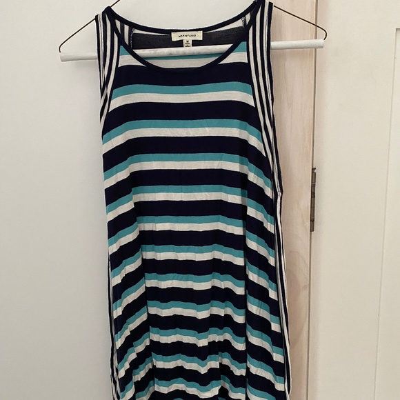 Max Studio Striped Tank Top Sz. M - Picture 1 of 3